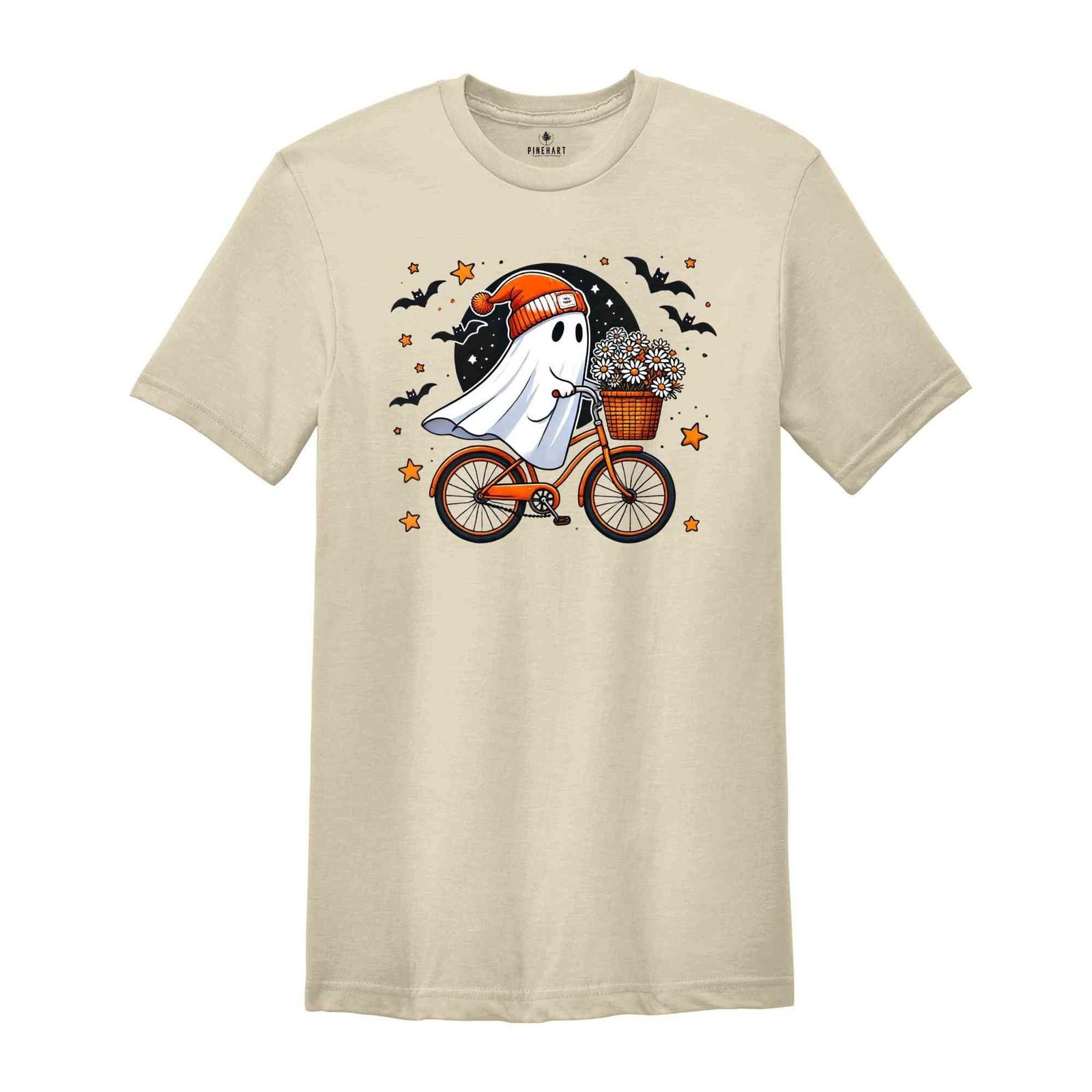 Fall Ghost Halloween Shirt, Cute Ghost Shirt, Fall Shirt, Autumn Shirt, Cozy Sea S разноцветный
