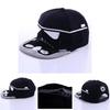 Trendy And Fashionable Adjustable Cap In Classic Black And White With Eye-catching Cross And Letter Designs
