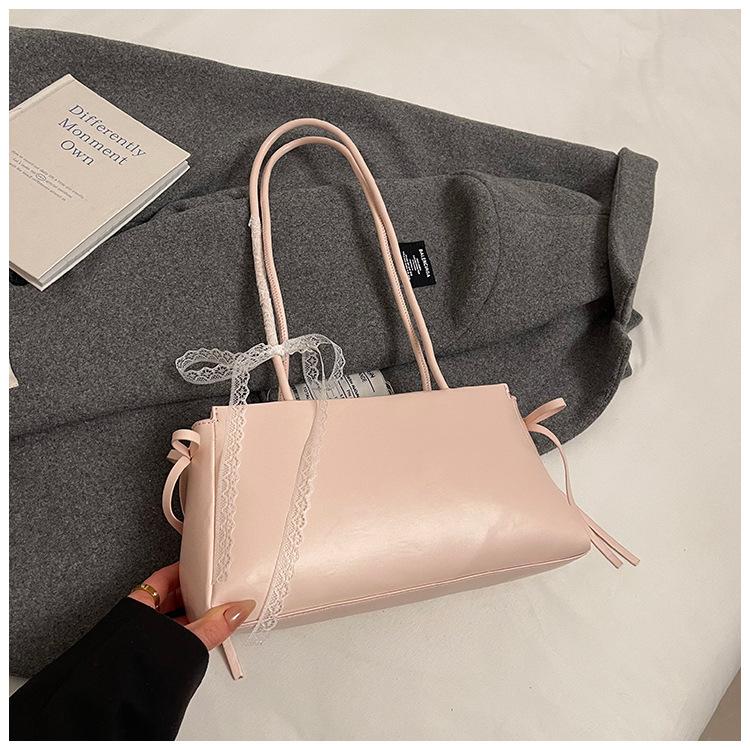 Сумка большой вместимости женская весна-лето универсальная новая нишевая простая плечевая сумка-подмышка сумка-подушка