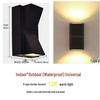 LED Waterproof Exterior Wall Light for Villa Courtyard - Creative Double-Headed Balcony and Door Pillar Spotlight