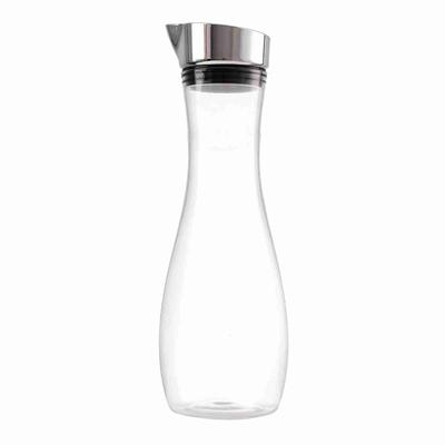 1.2L Bottiglia Trasparente in Acrilico per Succhi Bottiglia Trasparente per Succhi Caraffa per Acqua Caraffa per Succhi con Coperchio