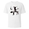 Witch Print T Shirts 100 Cotton Summer Tees For Men Women Oversize Casual Tops T Shirts