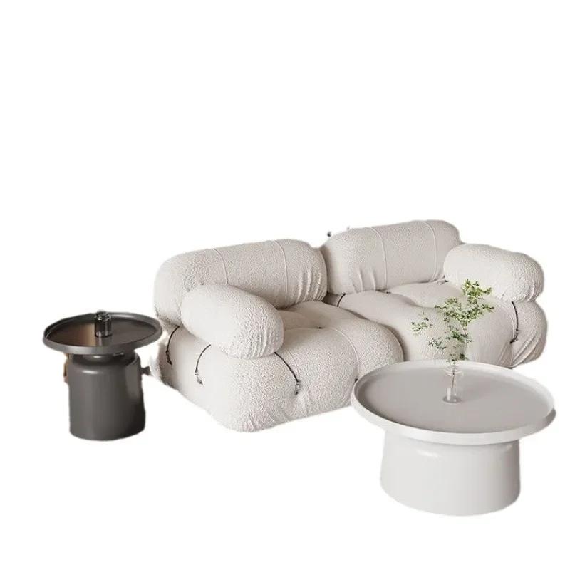 Set Round Coffee Table Nordic Center Modern Luxury Coffee Tables Folding Metal Coffee Tables Storage Mesas Furniture GPF40XP