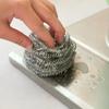 4Pcs Rugby Shape Metal Scrubber Multipurpose Cleaning Ball Stainless Steel Balls  Sink