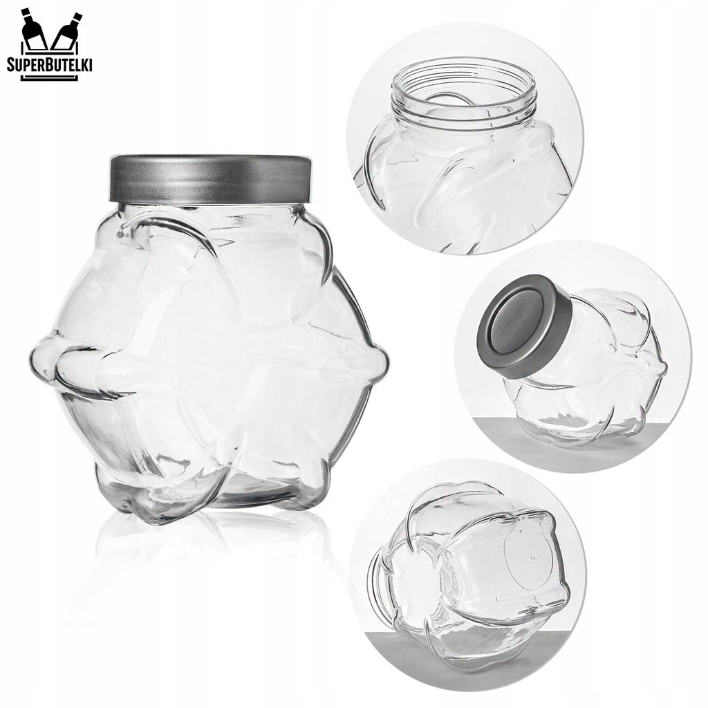 Set - 3x CAPSULE Jar 1700 Ml