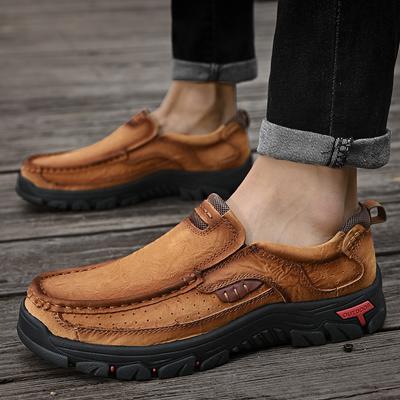 Spring Classic High-quality Outdoor Climbing Shoes Wear-resistant Soles Thick Soled Sports Shoes Loose Leather Workwear Shoes