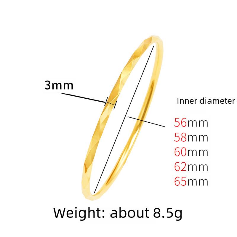 Introducing the "Diamond-Shaped Dazzling Copper Alloy Bracelet" – a Geometric Design Available In Various Sizes for Women.