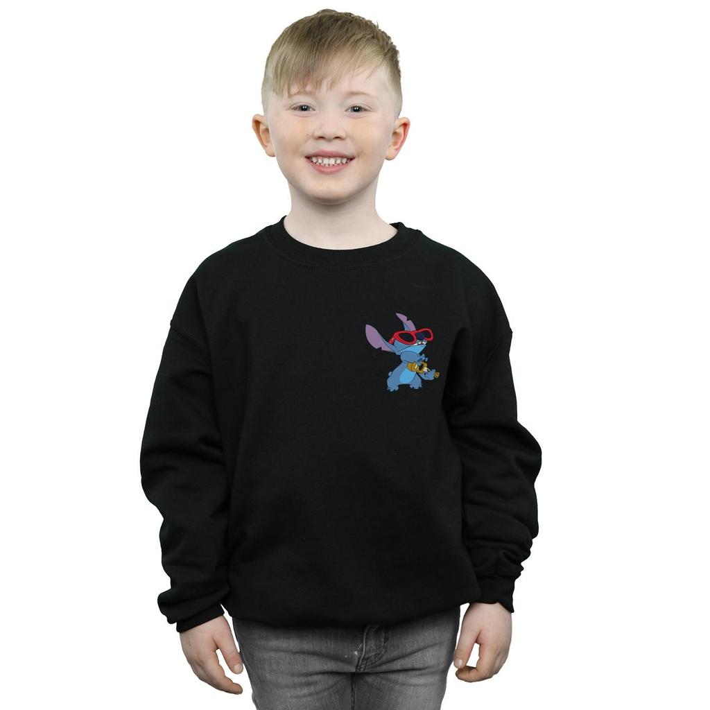 Disney Boys Lilo And Stitch Guitar Sweatshirt