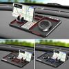 Multifunction Non Slip Phone Pad Car Dashboard Non Slip Grip Sticky Pad Phone Holder Mat Anti-skid Silicone Mat Car Accessories