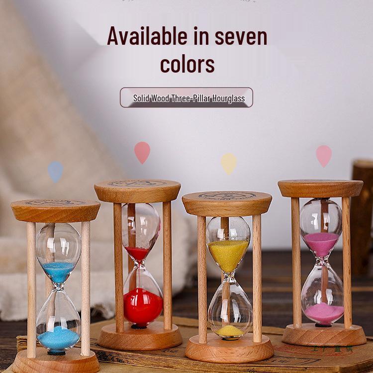 Drop-Proof Hourglass Timer for Children - 5/20/30 Min Options, Learning and Decorative Quicksand Design