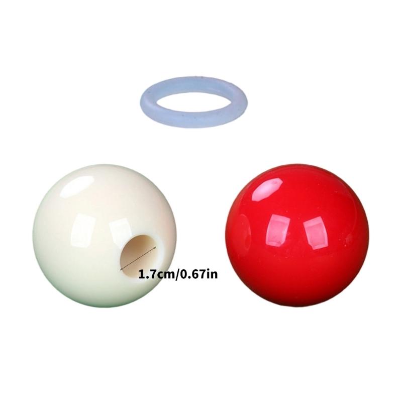 Perforated Billiard Strokes Exerciser Cue Ball with Hole Pool Table Accessories Billiard Strokes Trainer Enduring