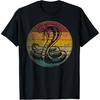 IKYDDY Königs Kobra Schlange Hemd Sonne Retro Vintage Reptil 80er 70er T-Shirt