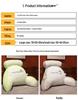 Ice Bean Headboard Cushion: Soft Lumbar Support Pillow for Bed, Sofa, or Dorm - Large Backrest & Throw Pillow for Students