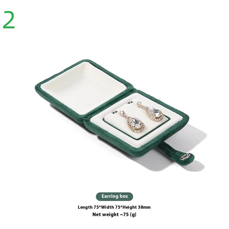 Velvet Ring Box Classical Earring Necklace Bangle/Bracelet Case Jewelry Gift Box For Wedding Jewelry Display Storage Box