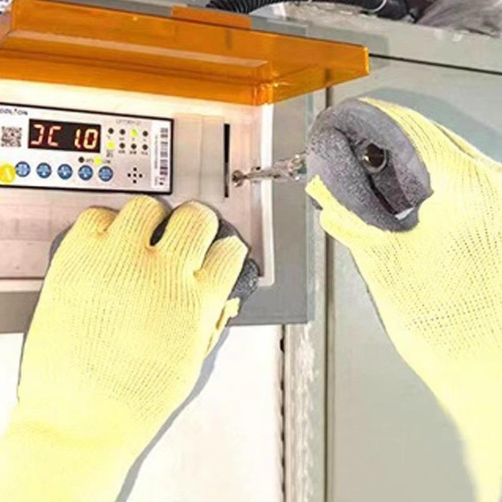 Flexible Electrician Work Gloves 400V Rubber Gloves Mittens Protective Gloves  Hand Protection