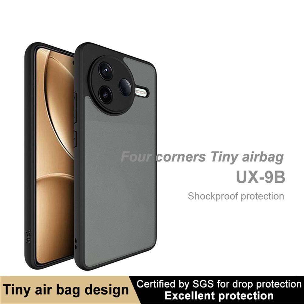 

Серія IMAK UX-9B Для Xiaomi Poco F7 Pro 5G/Redmi K80 5G Чохол Крихітна Подушка Безпеки PC+TPU Матовий Чохол для Телефону Style A