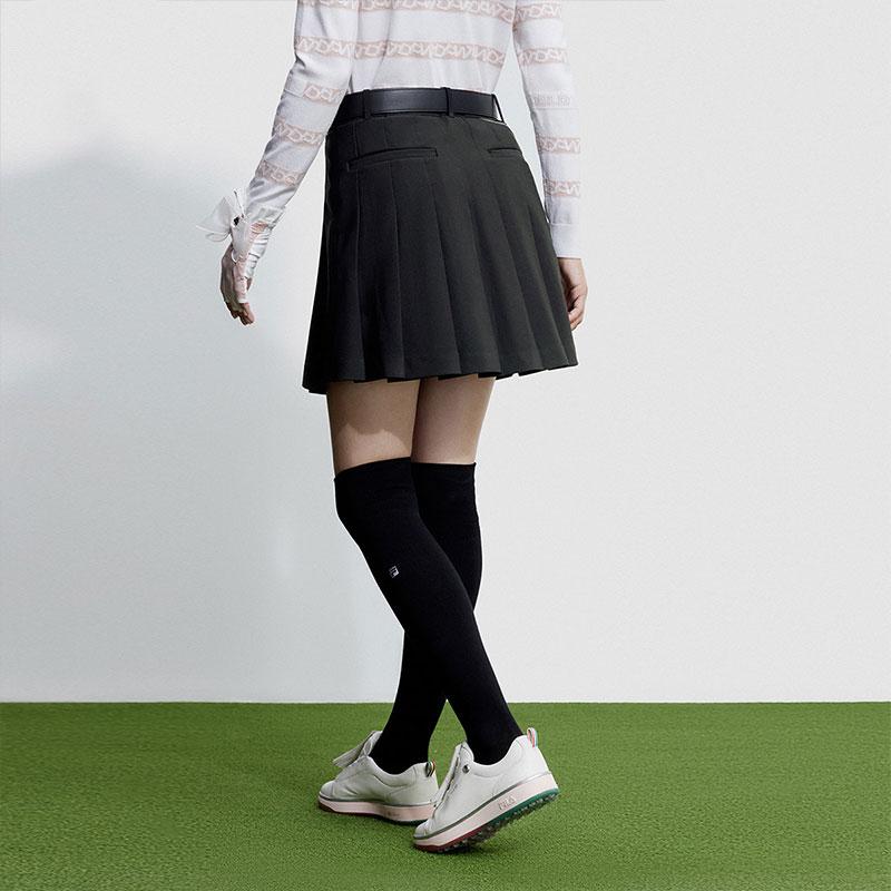 New FILA Golf Series Casual Short Skirts Women's Pitch Black A11W345301F-BK