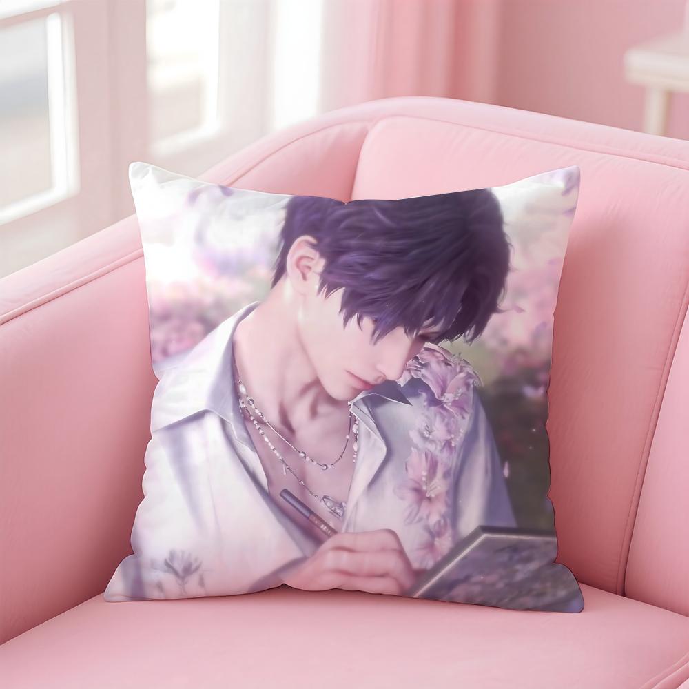 L-love and deepspace Cushion Cover Home & Car Multi-Scene Pillow Cover - Reversible, Soft & Durable for Daily Use