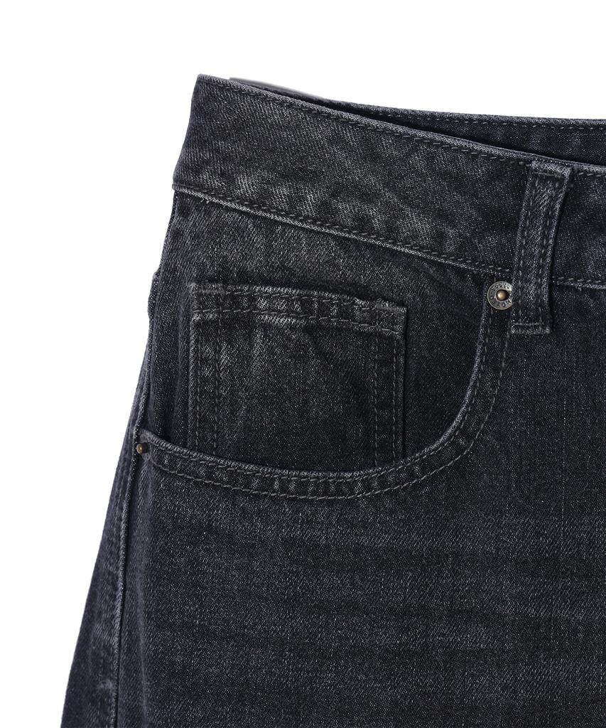 Eonoideu Parachute Cargo Wide Denim Pants Lq5Du538_Black