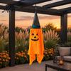 Spooky Home Decorations Cute Halloween Hanging Decor, Pumpkin Ghost Pendant with Party Supplies Wizard Hat, Witch Ornament for Durable Fabric Decor