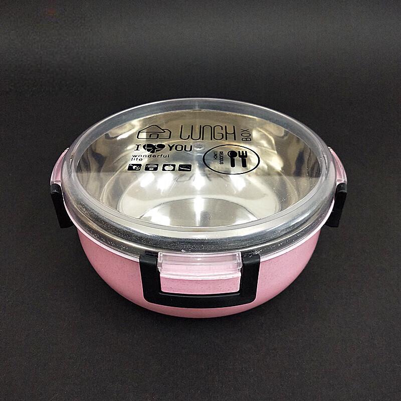 Ruhan 3188 Stainless Steel Round Lunch Box, 2-Pack