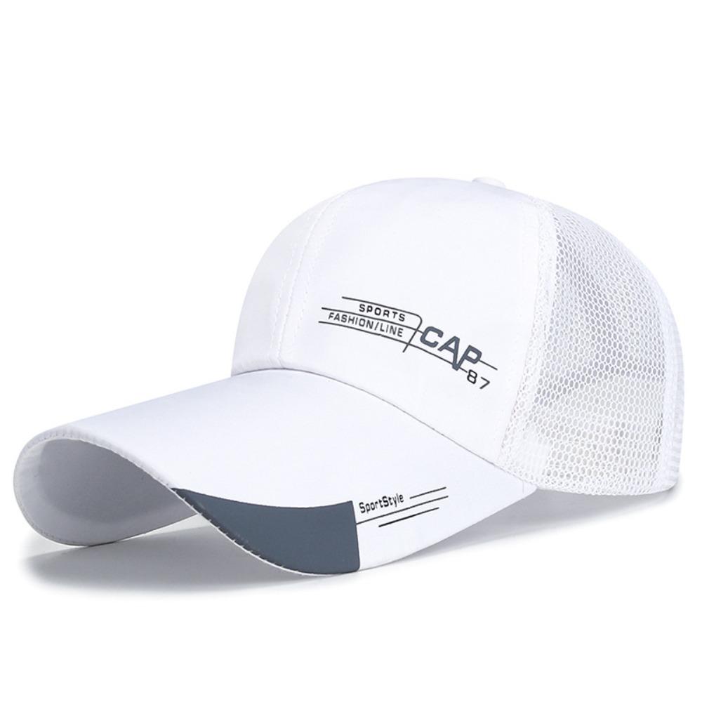 Wide Brim Mesh Baseball Cap Breathable Hip Hop Hats Unisex Sun Visor Hat  Summer