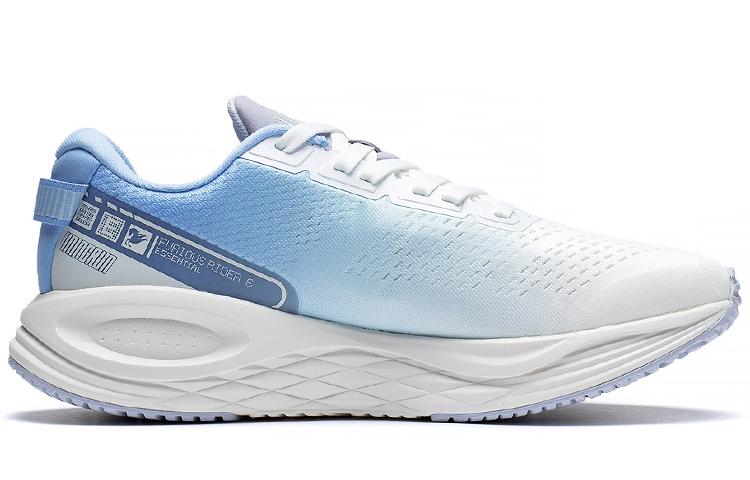 Li Ning Furious Rider 6.0 Essential Running Shoes Men's Low Top Mist White/Light Ice Blue/Light Sea Blue/Orange ARZS003-17