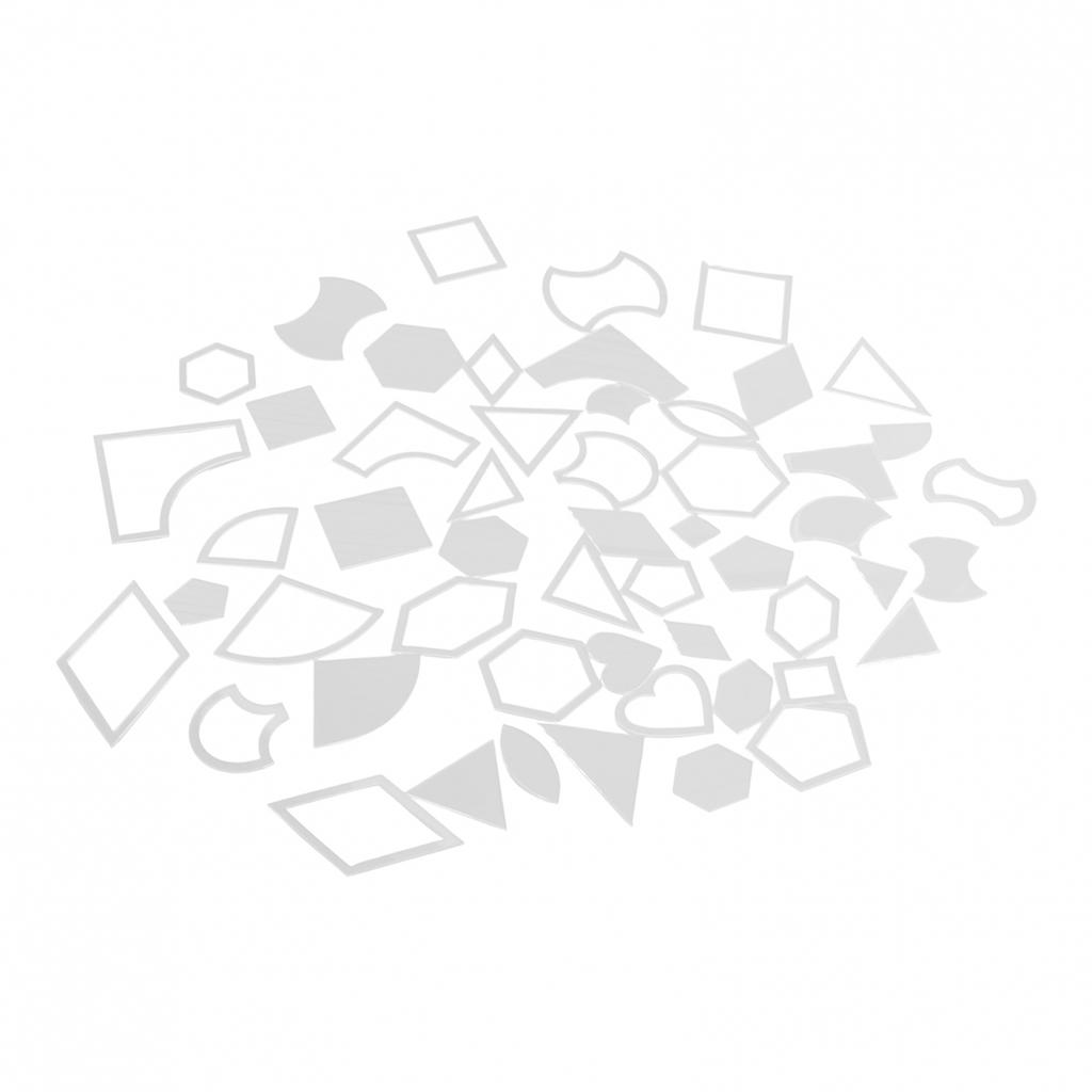 Patchwork Template Set of 54 Ruler Quilt Patchwork Sewing DIY Tool Craft