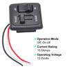 RV 12V DC Toggle Switch With High Side Dimmer Control For LED, Halogen, Incandescent - RV, Auto, Truck, Marine, And Strip Lighting