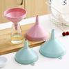 Kitchen Wheat Straw Funnel Plastic Large Caliber Wine Jug Oil Jug Liquid Dispensing Funnel Soy Sauce Small Funnel