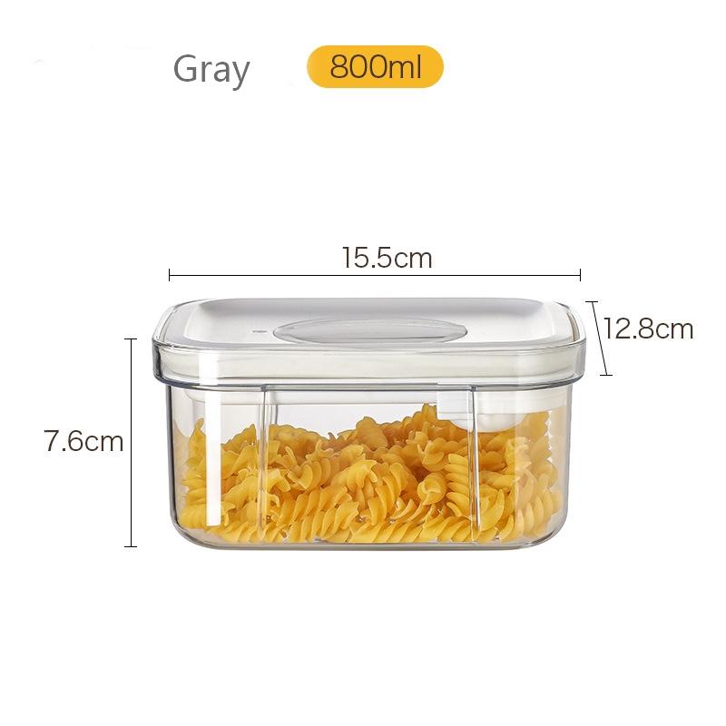 Sealed Jars Kitchen Grain Storage Organizer Plastic Moisture-proof Food Storage Tank Dried Fruit Tea Storage Box Jar with Spoon