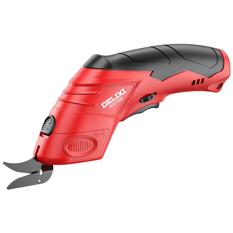 Delixi Portable Electric Scissors for Fabric Cutting - Handheld, Lithium Battery Powered