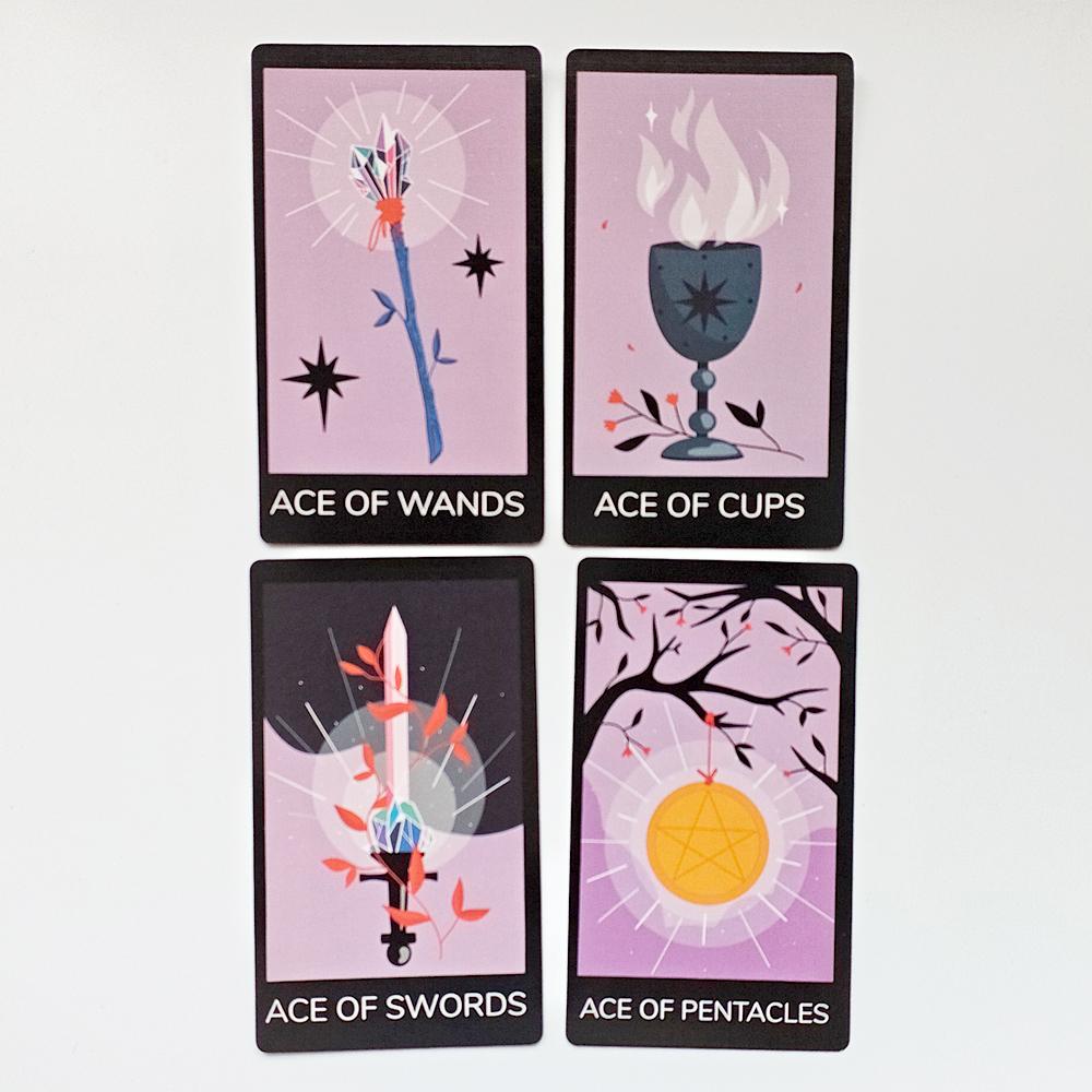 78 Pcs Cards 12*7cm Sabotage Tarot - Feminine Mystique Deck In Rigid Box, Printed On 350GSM Double-embossed Cardstock