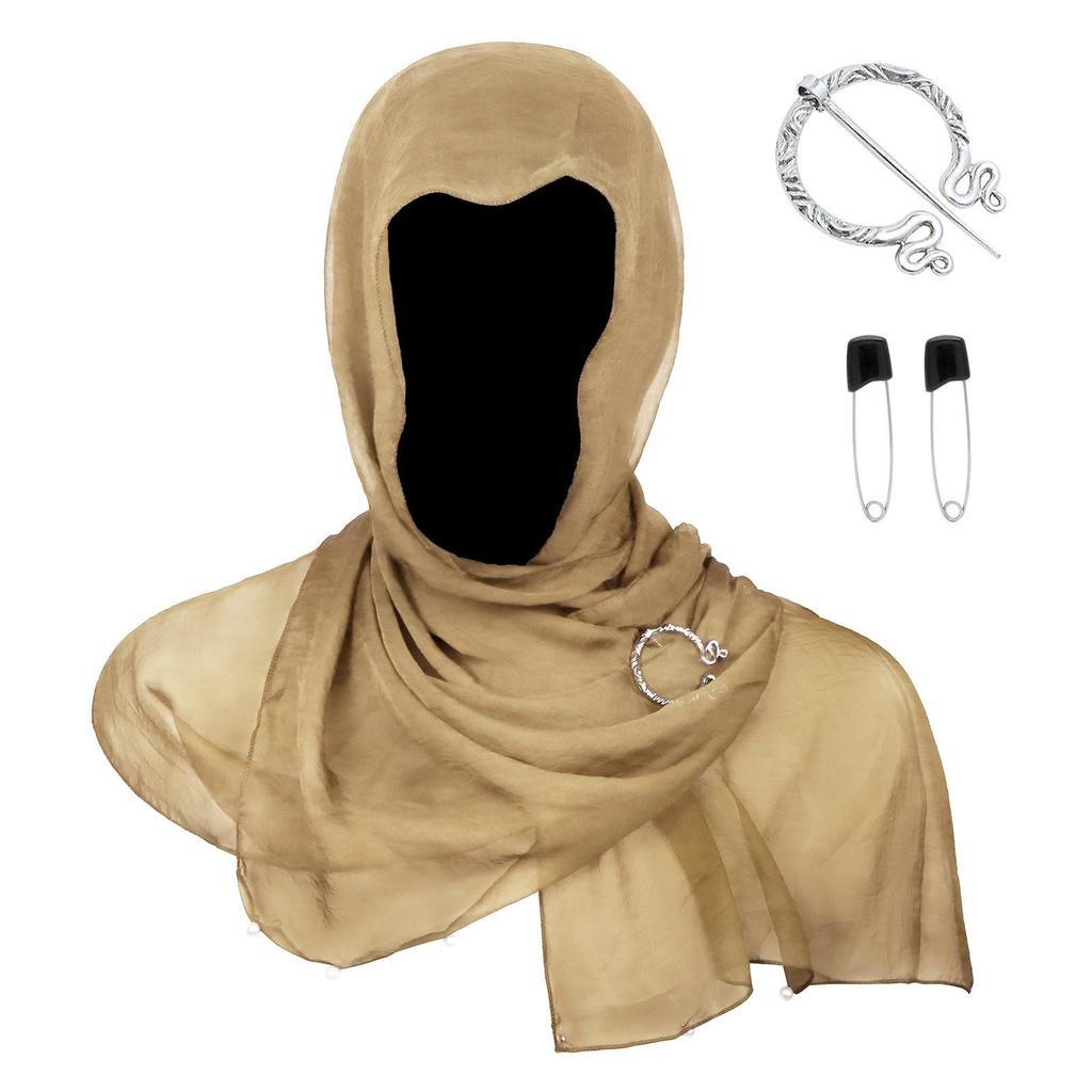 Lightweight Wrap Scarf Translucent Gauze Shawl Draping