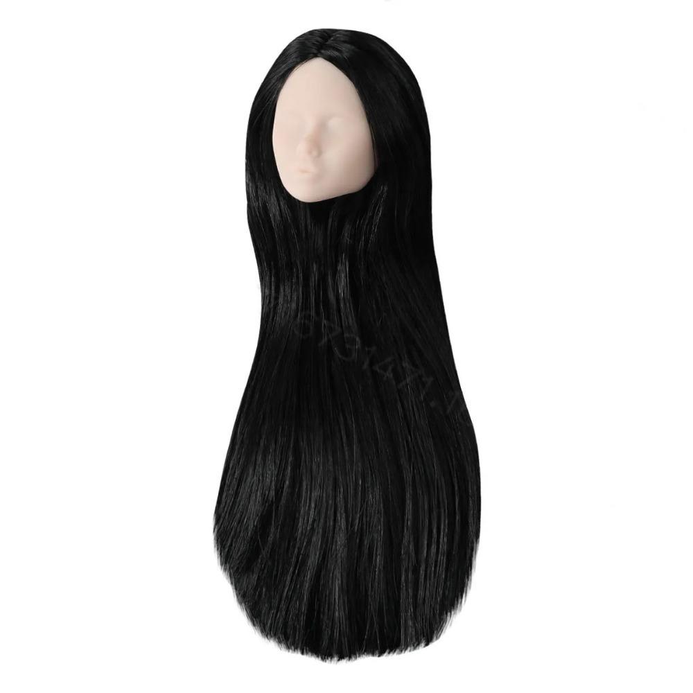 No Makeup 1/6 Doll Heads White Skin Doll Bald Head Girls Toy BJD Doll Head  Accessories