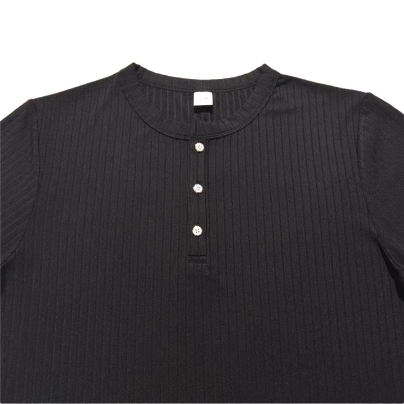 Europe And The United States Solid Color Men's Summer Versatile Short-sleeved Casual Knitted T-shirt