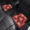 New Chinese-Style Car Floor Mats, Universal, Dirt-Resistant, Earthy Red, with a Sense of Atmosphere, Can Be Cut, Diatomaceous Earth Car Carpet Mats