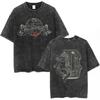 Rapper Duki ADA Tour  Vintage Washed Tshirt Men Women Clothing Hip Hop Oversized Tshirts Cotton Cozy Short Sleeve T Shirts