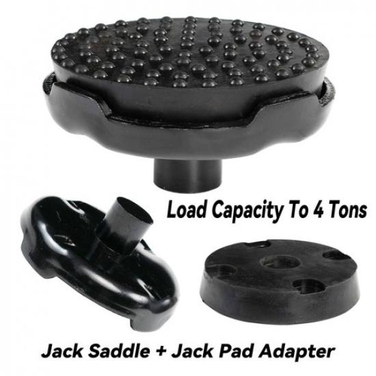 

Floor Jack Saddle Rubber Pad Point Fit 4 Tons Jacks Adapter Lifting Protector