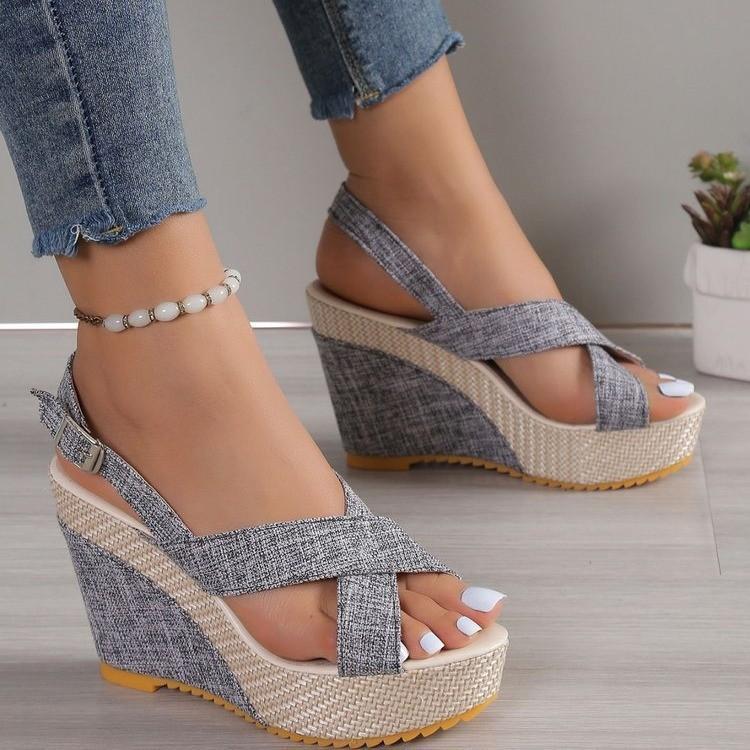 Sandali Donna Con Zeppa Plateau – Eleganti, Antiscivolo, Leggeri, Perfetti Per Spiaggia E Passeggiate
