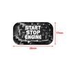 Start Button Trim Carbon Start Button Lightweight Construction Non-damaging Design For Volvo XC60 2009-2017 Red
