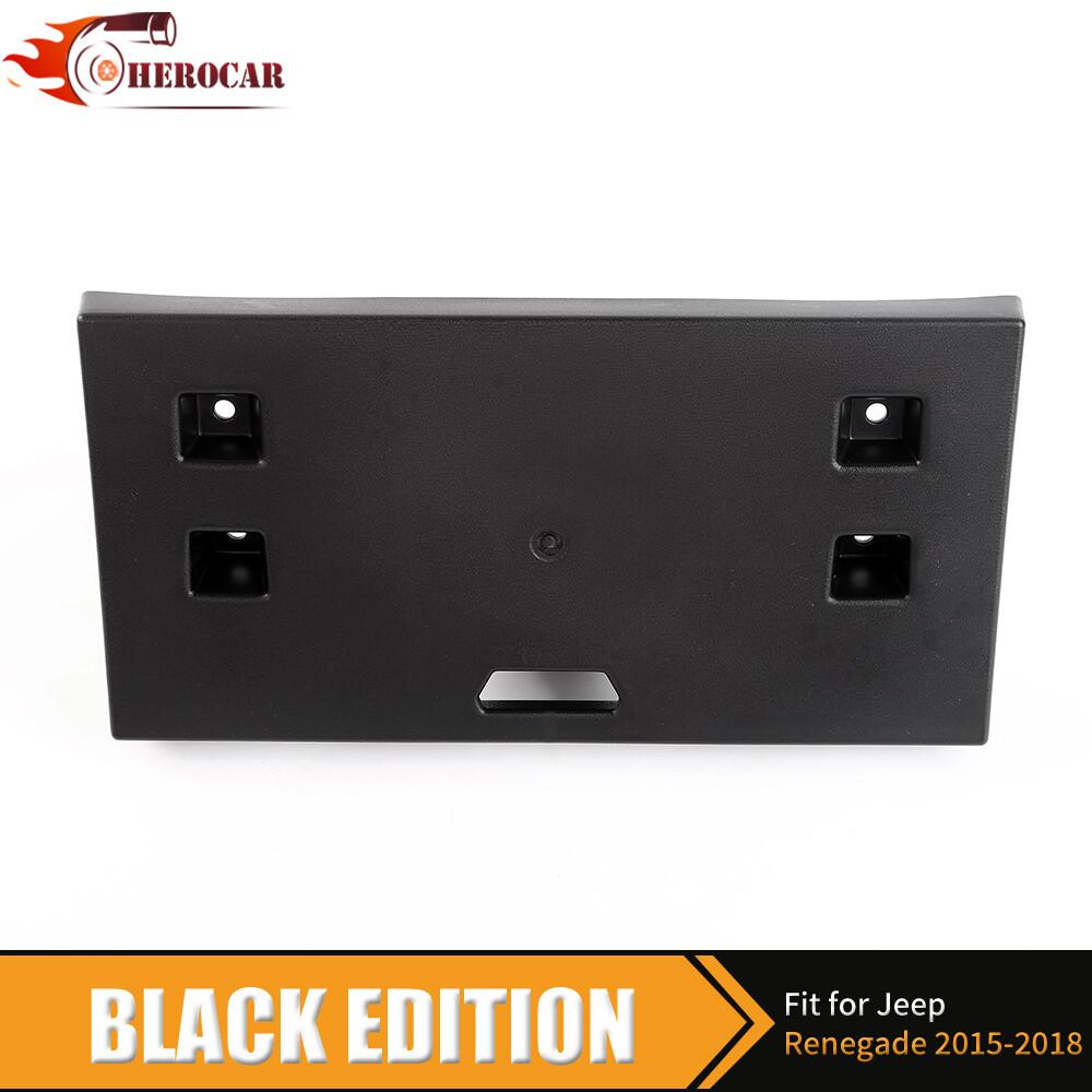 Front License Plate Bracket Holder Stand Mount for 15-18 Jeep Renegade Exterior