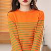 Maglione da donna a righe MODERN NEW SAGA Pullover lavorato a maglia invernale Autunno morbido e caldo maglione di lana lavorato a maglia Top maglione femminile O-collo