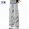 ROMON Men's Summer Cooling Straight Fit Cargo Pants