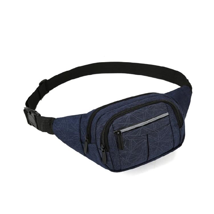 Компактная поясная сумка для фитнеса и езды на велосипеде Легкая и практичная сумка через плечо синий 749₽