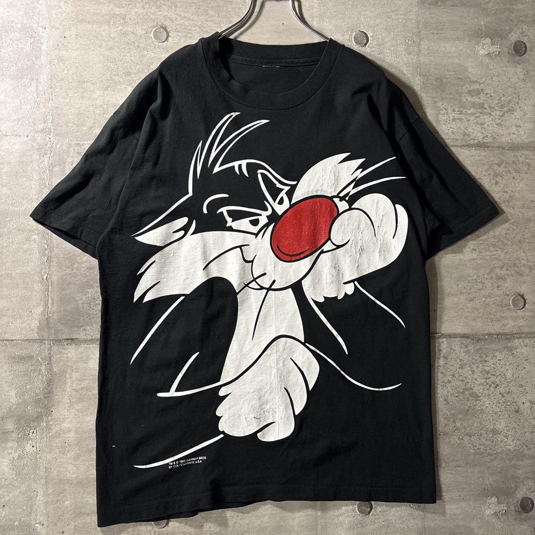 

[Б/У] 1993 США Футболка Сильвестр Чёрный XL