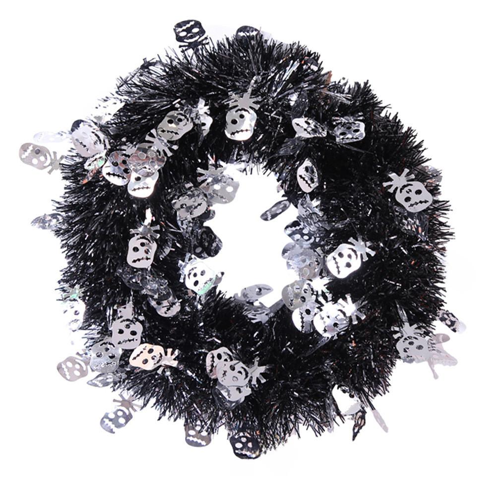 Charming Wreath Halloween With Stunning Pumpkin And Bats For Elegant Holiday Decorations