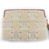 Pristine CELINE Clutch bag SMALL POUCH WITH STRAP shearling leather 10J503FJ4 Used