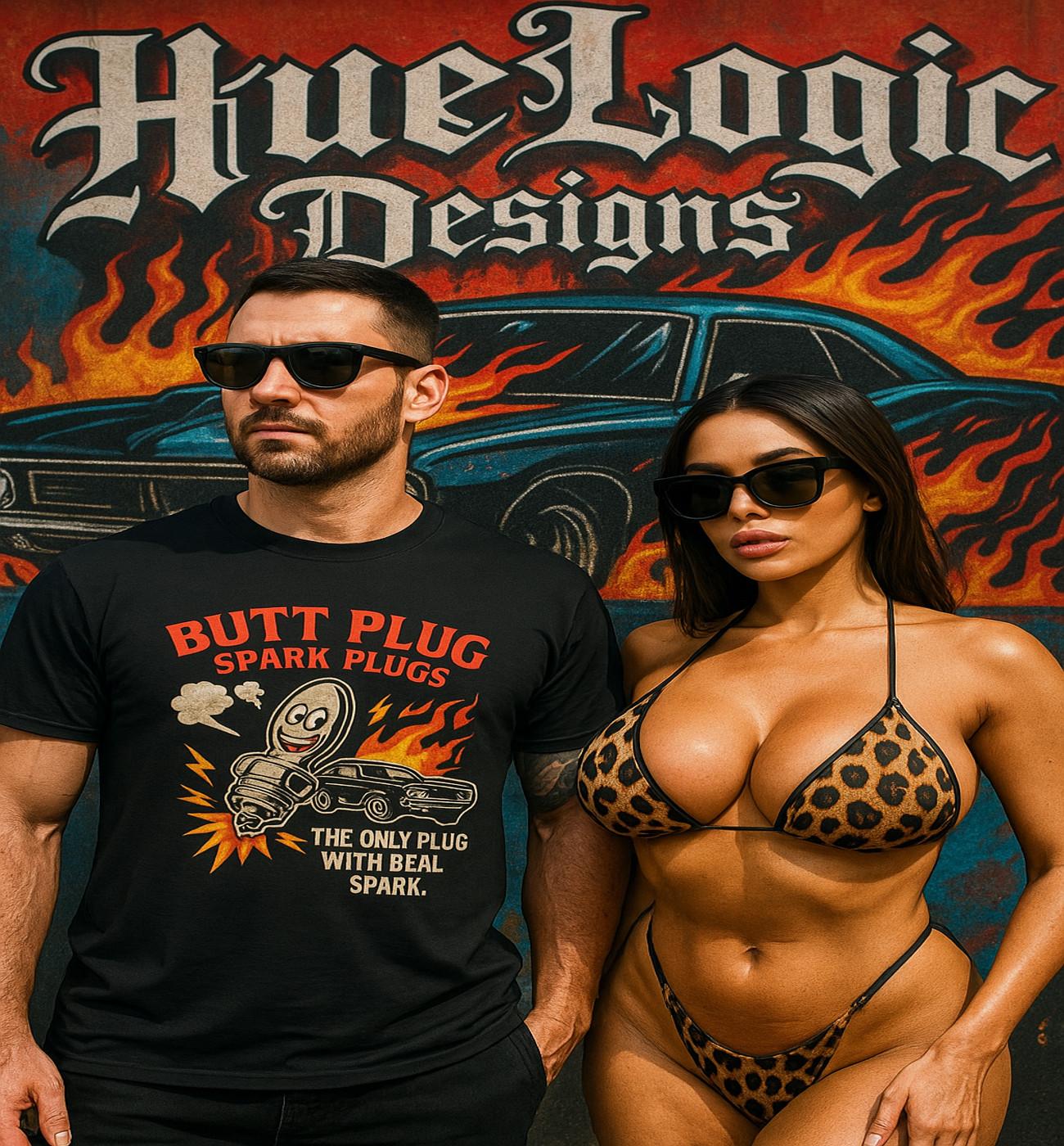 Butt Plug Spark Plugs Mechanic T-shirt NGK Bosch AC Delco Denso Champion M