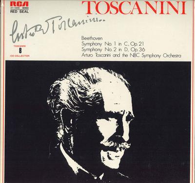 LP Record ARTURO TOSCANINI - Beethoven Symphony No. 1 In C Major AT1008 RCA Japan Classical Used